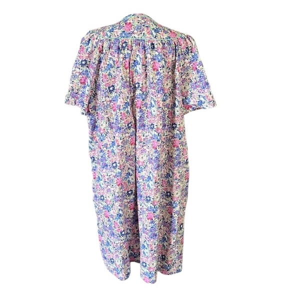 Emily Stacy Housecoat Short Sleeve Robe Duster 3X - Picture 4 of 4